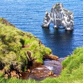 Coast with rock formation of Hvitserkur