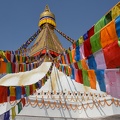 The stupa of Bodhnath in Kathmandu